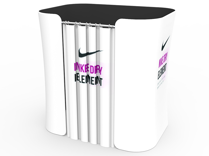 Convertible Private Tension Fabric Enclosure Display-004