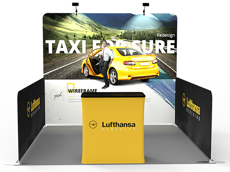 10 x 10ft Customized Portable Exhibition Booth Display Stand 006 - Image 2