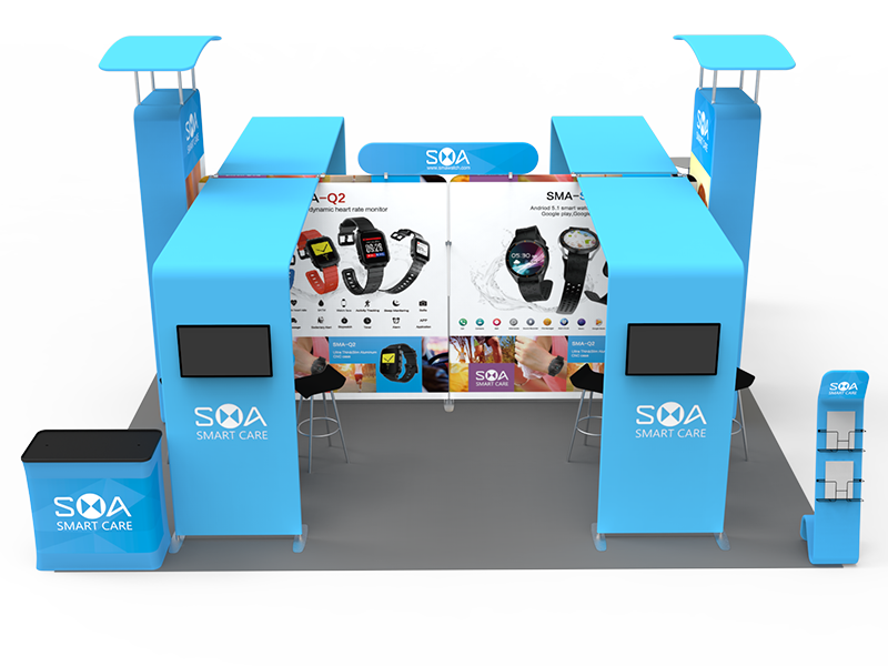 20 x 20ft Customized Portable Exhibition Booth Display Stand 003 - Image 3