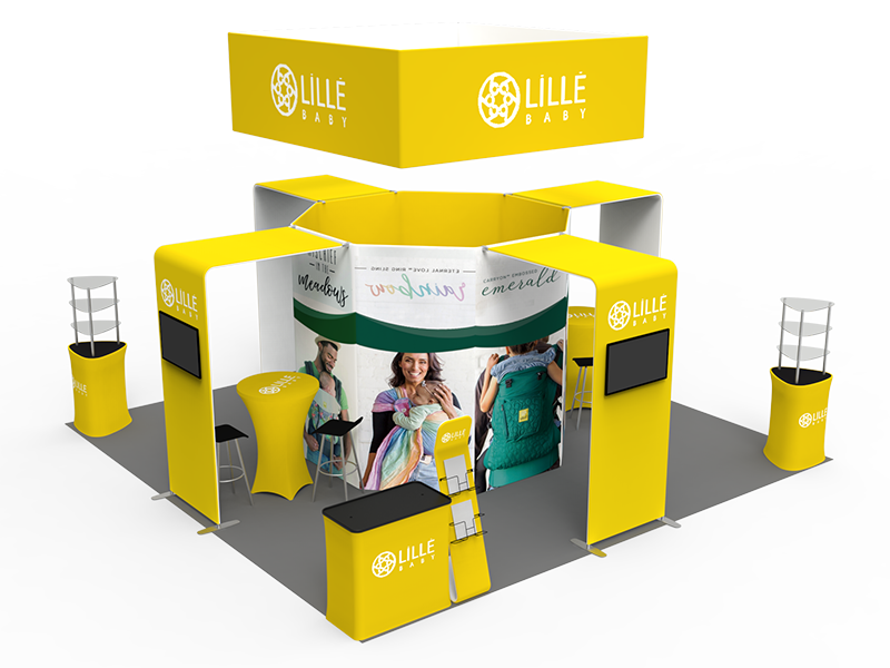 20 x 20ft Customized Portable Exhibition Booth Display Stand 002