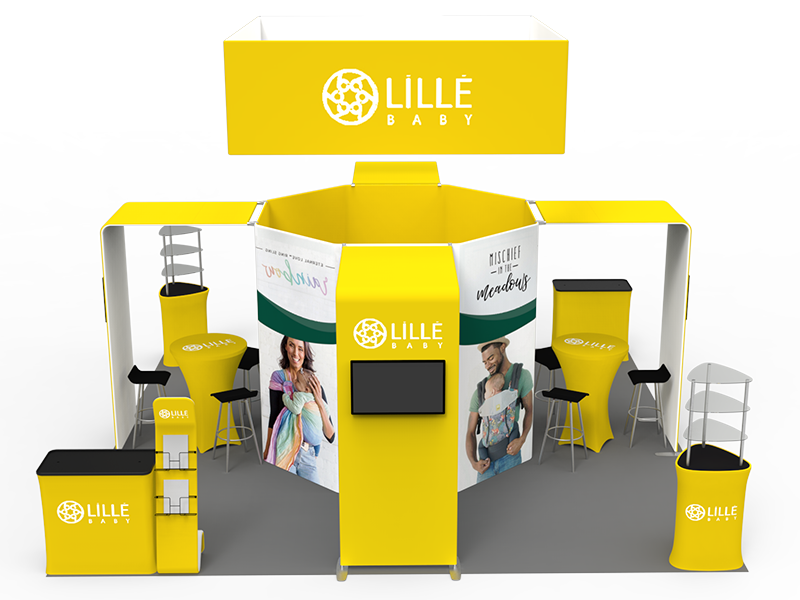 20 x 20ft Customized Portable Exhibition Booth Display Stand 002 - Image 3