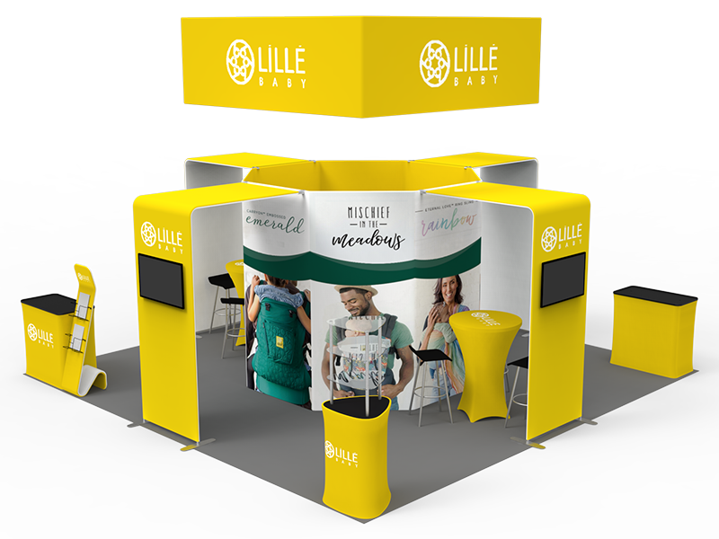 20 x 20ft Customized Portable Exhibition Booth Display Stand 002 - Image 2